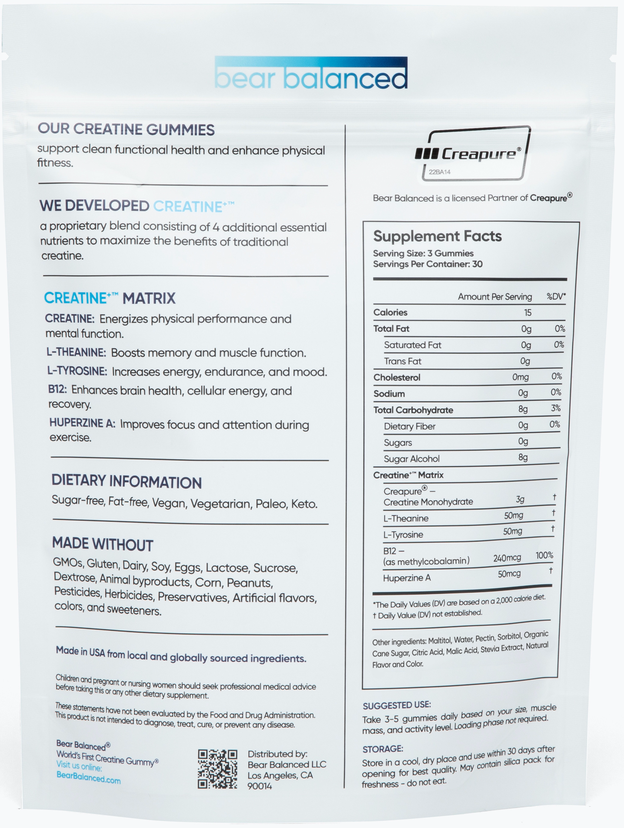 Creatine Gummies | Blueberry