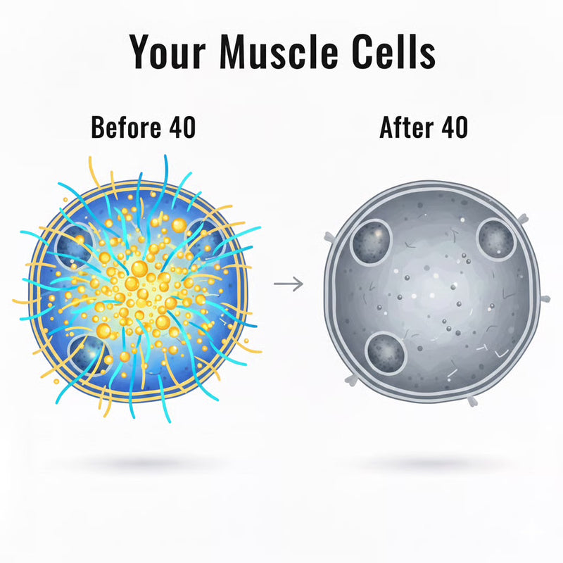 1. After 50, Your Muscles Run Out Of FUEL