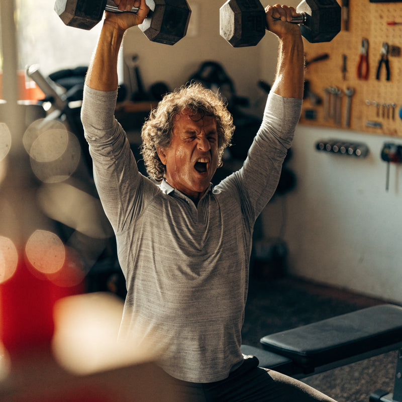 4. MUSCLE KEEPS HARD FAT IN CHECK. AFTER 50 YOU LOSE IT.